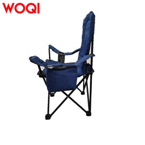 Silla de Playa Plegable Portátil Woqi, Azul Oscuro, Rellena de Espuma, Silla de Viaje para Acampar al Aire Libre con Bolsillo de Almacenamiento con Cierre - Product Image 5
