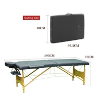 Pinky Leem Bett für Wimpernverlängerung Massage Klappbares Schönheitssalon-Equipment Holz-Salonmöbel Wimpernbett