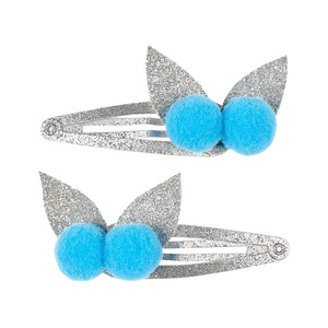 Pinzas para el Cabello con Pompones Hechas a Mano, Regalos Favoritos para Niñas, Accesorios para el Cabello, Talla Única - Product Image 1