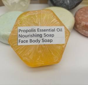 Barre de savon 2 en 1 pressé à froid pour le visage et le corps, yaourt grec naturel fait à la main et suif de bœuf au miel pour la <span class=keywords><strong>maison</strong></span> - Product Image 3