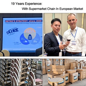 Ensemble de chaise de jardin moderne imperméable en corde et table en polystyrène - Product Image 4