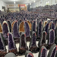 Géodes d'améthyste naturelle d'Uruguay, grandes géodes de cristal de quartz pour la décoration intérieure, vente en gros d'usine