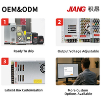 Alimentation électrique fermée à sortie unique Jiangtek série ASP-20 avec plusieurs protections pour les machines d'automatisation industrielle