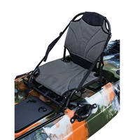 Kayak de pêche de 2,9 m en plastique LLDPE rotomoulé avec sondeur de poissons pour sports nautiques, 1 personne, surf
