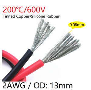 <span class=keywords><strong>Cable</strong></span> de Soldadura de Alta Resistencia de 2 AWG, <span class=keywords><strong>Extra</strong></span> <span class=keywords><strong>Flexible</strong></span>, para Audio de Automóvil y Batería, 600 Voltios - Product Image 2