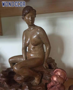 Heiße Gussbronze: Weibliche Nacktstatue – Sexy Nackte Frauenskulptur aus Bronze - Product Image 1