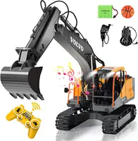 カモロトップセラーアロイ1:16rc建設玩具車両リモコン玩具トラクタートラック掘削機子供用おもちゃ車