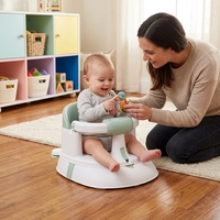 Chaise bébé convertible 3 en 1 pour baignoire, assise au sol et activités de tiraillement en extérieur