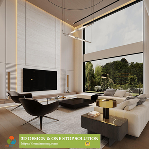 Dịch vụ thiết kế kiến trúc nội thất nhà ở, render 3D biệt thự sang trọng dự án Nigeria cho toàn bộ ngôi nhà - Product Image 2