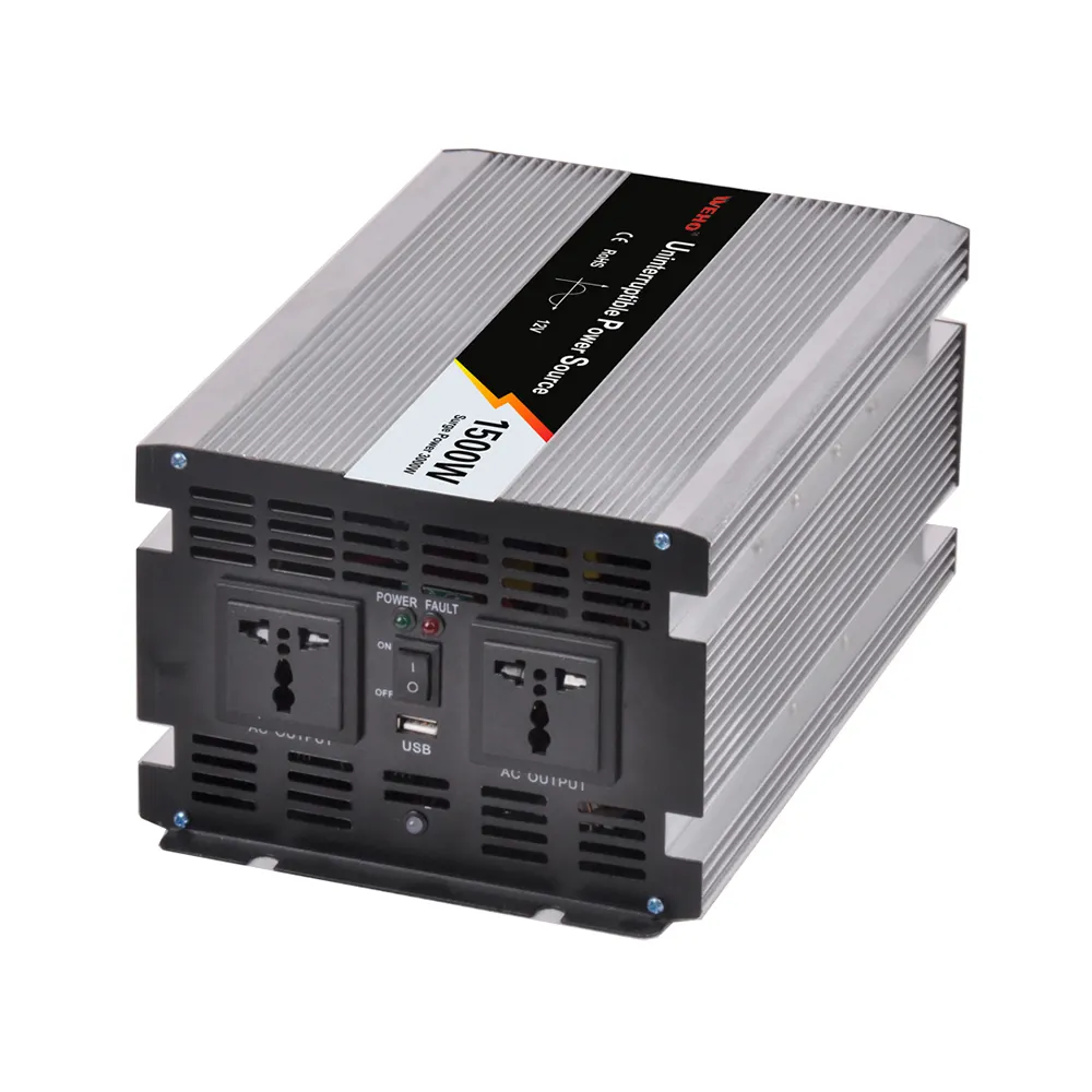 純粋な正弦波インバーター12v 24v 100v 110v 120v 220v 230v 240v卸売価格パワーインバーター1500wカーバッテリー充電器