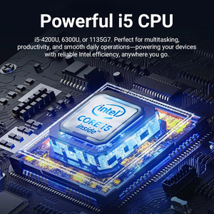 I5-6300U I5-1135G7 CPU tùy chọn máy tính công nghiệp 1.75kg Dual DDR4 RS232 cổng com hỗ trợ win11 Linux OS công nghiệp <span class=keywords><strong>Mini</strong></span> PC - Product Image 4