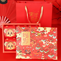 Boîte cadeau pour nouvel an chinois, flocons de neige, Nougat, couleur bonbon, mariage, couverture rigide