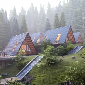 Casetta Prefabbricata a Telaio in Acciaio e EPS - Rifugio per Vacanze in Foresta/Suburbio - Product Image 4