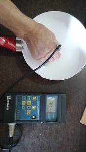 Sartén de aluminio y cerámica Homemory, sartén para saltear con revestimiento metálico de alta calidad, sartén roja con revestimiento cerámico, sartén profunda, olla <span class=keywords><strong>jumbo</strong></span>. - Product Image 4