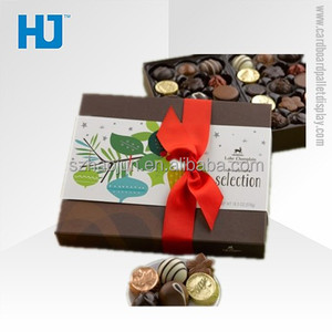 Tapa y la Base de la caja de regalo de Chocolate <span class=keywords><strong>Gourmet</strong></span> trufas Regalo De vacaciones en tienda de venta al por menor - Product Image 4