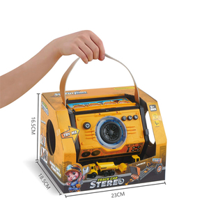 Divertido Juguete de Camión con Catapulta Plegable, Mini Camión de Carreras de Aleación, Juguetes de Metal Fundido a Presión, Camión de Ingeniería con Rieles de Audio para Niños - Product Image 3