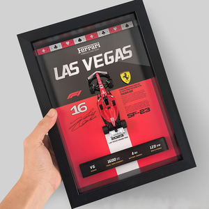 Modèle de voiture de course en alliage peint pour l'anniversaire du 75e anniversaire de Las Vegas, décoration murale - Product Image 2