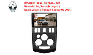 Jeu vidéo Android 10 de fabrication chaude avec Navigation multimédia d'autoradio stéréo de 8 pouces pour <span class=keywords><strong>Renault</strong></span> Logan / Dacia Logan - Product Image 4