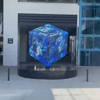 4 faces 5 faces Smart Control Outdoor Indoor P2.5 Cubic LED Display Commercial Advertising Magic Box Cube Led Screen