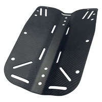 Équipement de protection pour sports sous-marins, plaque dorsale de plongée ultra légère en fibre de carbone