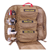 Sac à dos de sauvetage tactique classique KHARD Style Coyote Brown avec housse de casque Kit médical TCCC