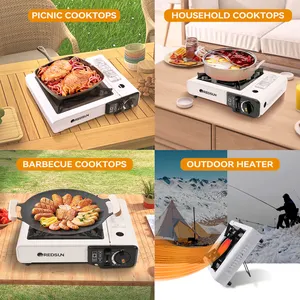 Stove Redsun Multifunctional Outdoor Infrared Heater Portable Ceramic Cooktops Gas Stove For Camping