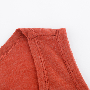 Women Solid Color Merino Wool <strong>Thermal</strong> Crew Neck Sleeveless Shirts <strong>Vest</strong> for <strong>Lady</strong> - Product Image 4