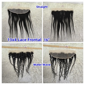 Letsfly Promotion de liquidation à 6$ : Frontal en dentelle 13x4, Closure 4x4, Cheveux 100% humains, 10-22 pouces, Lisses ou Bouclés, Closure de cheveux Remy 9A - Product Image 2