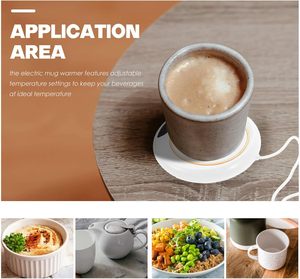 Calentador de Tazas Eléctrico USB con 3 Ajustes de Temperatura, Posavasos Termostático para Calentar Leche, Té y Agua, Calentador de Bebidas, Calentador de Tazas de Café - Product Image 3
