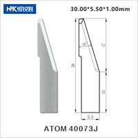 ATOM Serie Wolframkarbid-Klinge Oszillierendes Schneidmesser für ATOM CNC-Schneidemaschine, 40073J