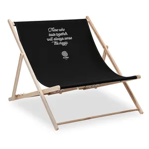 Moderne Designer Outdoor Houten Opvouwbare Dubbel Dek Bed Stoel Fabrikant Gepersonaliseerd Voor Strand En Vissen Liefhebber