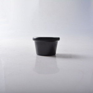 50ml schwarz geriffelte umwelt freundliche Plastik Melamin Sauce Ramekin Hochzeits feier Restaurant Freundliche Sauce Pfannen - Product Image 4