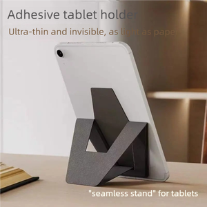 Support de tablette pliable ultra-fin invisible, adhésif réutilisable, support discret pour tablettes de 7 à 11 pouces - Product Image 2