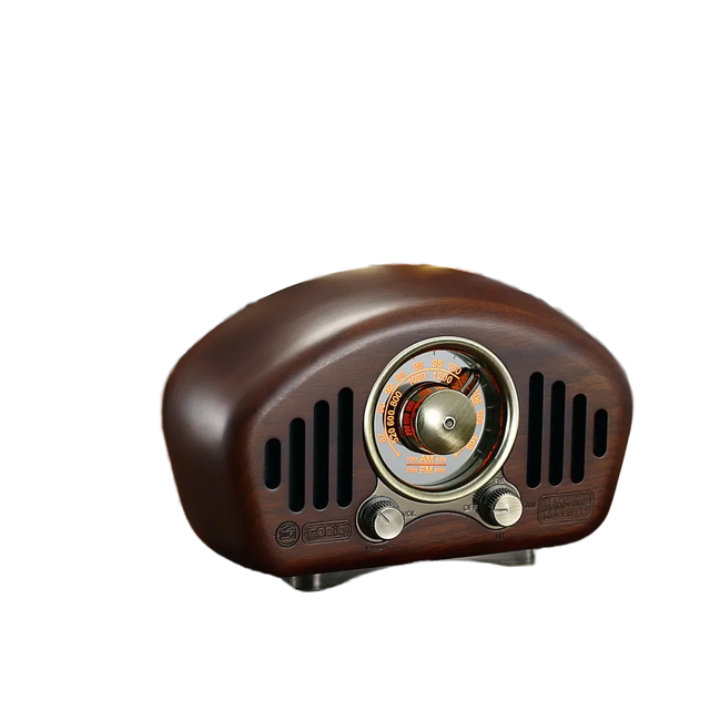 R909 Creative Retro  Speaker Outdoor Portable Radio with Imported Radio Chip Subwoofer Perfect Gift for Music Lovers