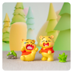 Yu Mo Little Bear Pupu Happy Time, Muñeco de Resina, 1 Set, Decoración Creativa, Adorno de Oficina, Juguete de Moda, Regalo - Product Image 2