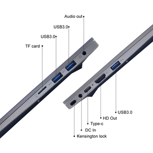 Hot bán 14-inch giá rẻ Intel n5095 máy tính xách tay 128G 256G 512g1tb 2TB SSD tùy chọn 4500mAh độ bền cao Máy tính xách tay máy tính - Product Image 5