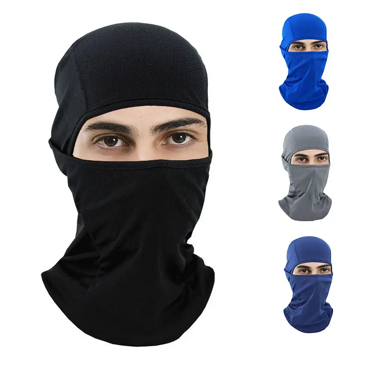 High Quality Custom BALACLAVA Ski Sun Hood Tactical UV Protection for Men Women Plain Waterproof Hat Winter Dobby OEM