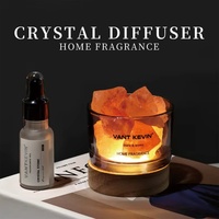 Exquisito Difusor de Aroma Artesanal para Decoración del Hogar, Copa de Vidrio, Cristal, Difusor de Fragancia para Decoración de Escritorio de Oficina