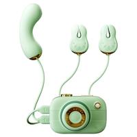 Wiederaufladbarer Klitoris-Nippel-Sauger und G-Punkt-Orgasmus-Stimulator mit Klammer, IPX5 Wasserdicht, 10-Gang Vibrator für Frauen