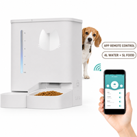 Distributeur automatique intelligent de nourriture pour animaux de compagnie (chats et chiens) avec contrôle par application mobile, programmable et en gros (OEM)