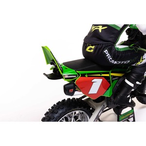 1/4 Promoto-MX 2S RTR <span class=keywords><strong>Moto</strong></span> tout-terrain RC Brushless 40+ MPH Spektrum MS6X Gyro Balance <span class=keywords><strong>Moto</strong></span> homologuée FXR Dunlop LOS06002 - Product Image 3