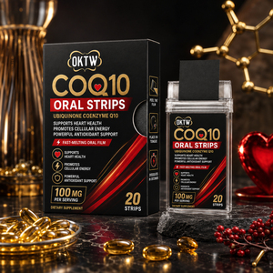 OEM CoQ10 Oral Strips Fast Melt Oral Film with Coenzyme Q10 for <b>Heart</b> Wellness, Sugar Free B2B - Product Image 3