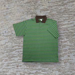 Chemise rayée pour homme, style streetwear, 100 % coton respirant, écologique, infroissable, à manches courtes, en tissu éponge ample pour l'été - Product Image 2