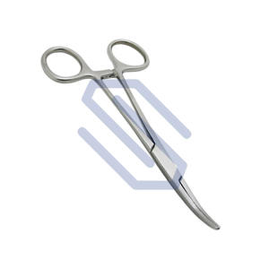 คีมจับเลือดโค้งเคลลี่ 14 ซม. แบบใช้มือ พร้อมกรรไกรสแตนเลสไทเทเนียม ใช้พลังงานด้วยมือ - Product Image 1