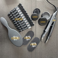 Brosse à Cheveux en Gros avec Logo Personnalisé pour Extensions, Démêlante Humide et Sèche, Massante, à Coussin Souple et Poils de Sanglier