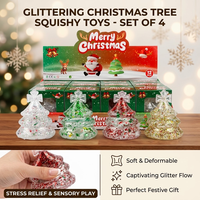 Squishy en caoutchouc Arbre de Noël créatif anti-stress, jouet à presser à rebond lent, décoration de bureau, emballage en boîte, vente en gros