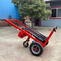 Apilador Eléctrico de Palets Totalmente Eléctrico con Carga de 300 kg para Manipulación en Construcción, Carretilla Eléctrica Tiger Autopropulsada con Elevación Automática para Almacenamiento