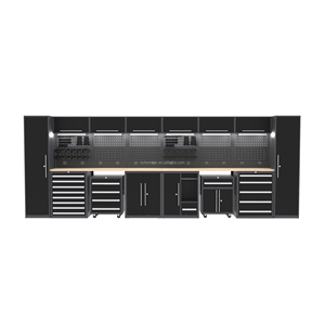 Armoire de rangement multifonctionnelle RW, meuble d'atelier de garage, armoires de garage, rangement modulaire, coffre à outils roulant <span class=keywords><strong>sur</strong></span> roues - Product Image 5