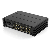 Audiowinner E812.8A Amplificateur DSP audio de voiture professionnel 8 entrées 12 sorties Classe AB 2 canaux 25W/50W de puissance Égaliseur 31 bandes Bluetooth 5.1