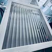 Lames d'ombrage fixes extérieures en aluminium anti-tempête et anti-pluie, 1,0 mm/1,2 mm, avec moustiquaire, durables et écologiques